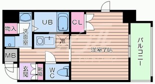 エイペックス京町堀の物件間取画像